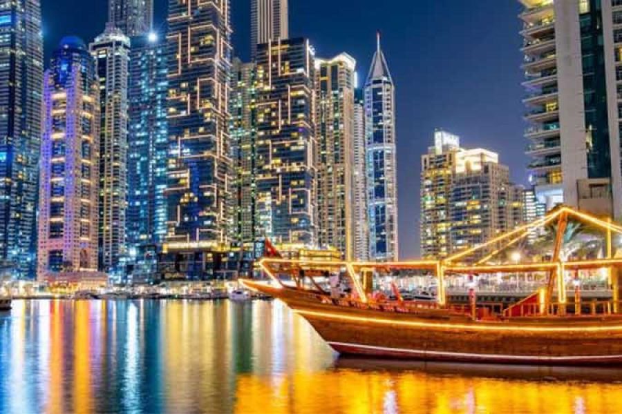 Russian Guide Modern Night Dubai Tour From Dubai