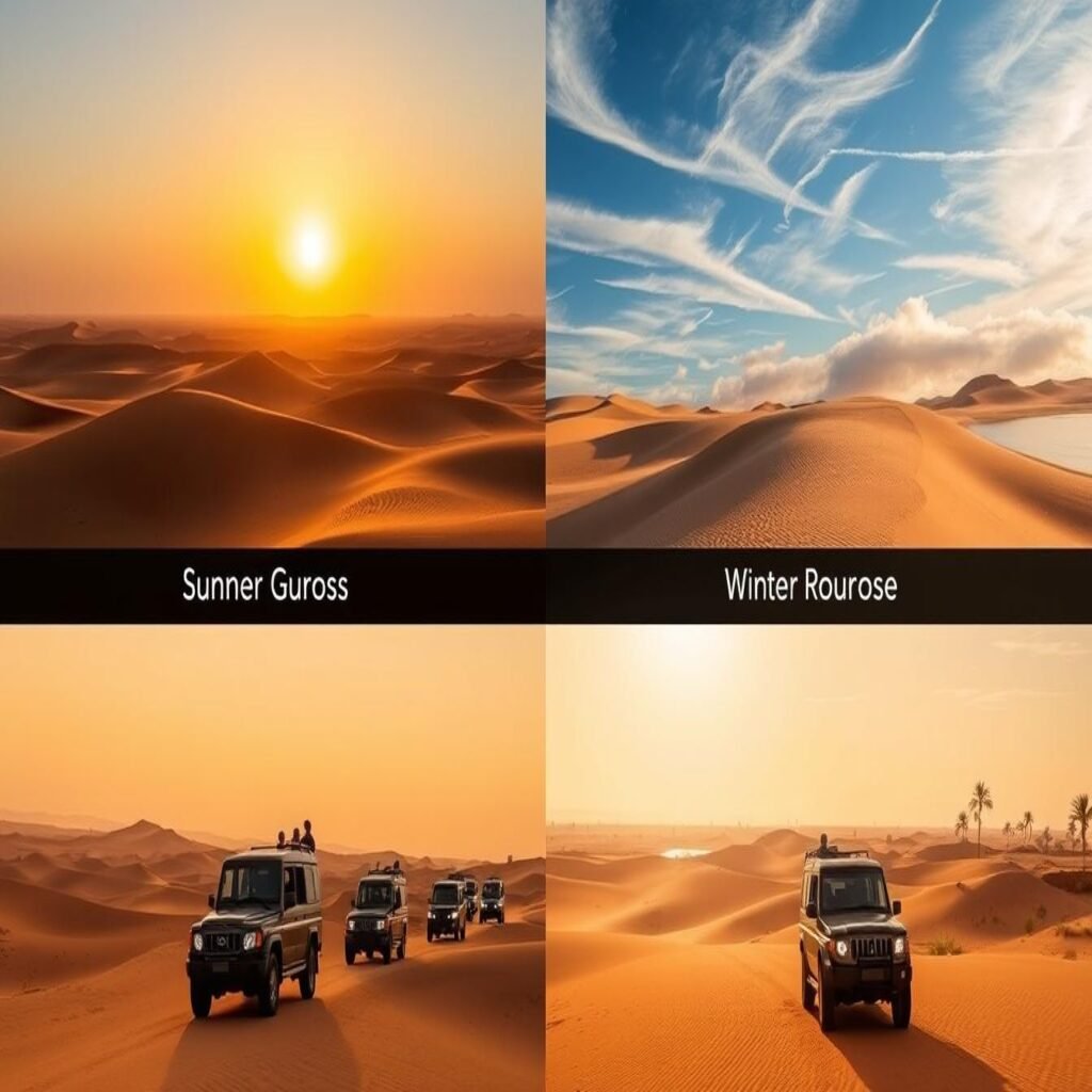 Seasonal Variations in Desert Safari Timings